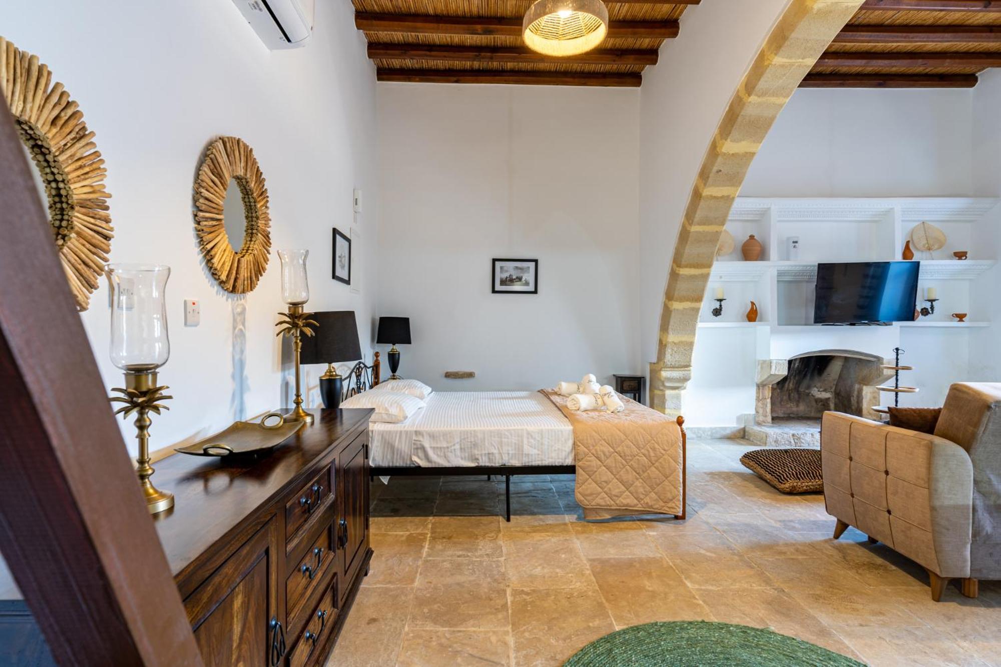 Stone Court Boutique Studios Miliou Exteriér fotografie